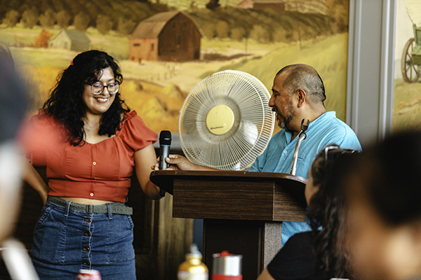 Denise Lopez and Ubaldo Hernandez