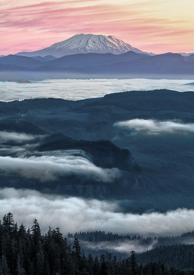 Sherrard Point, Mt. St. Helens at Dawn: Daniel Rappaport