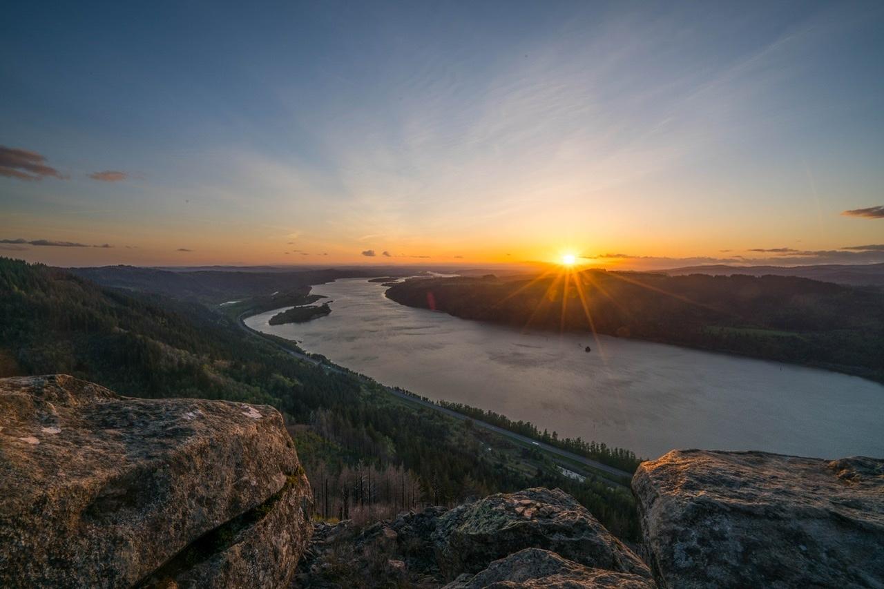 Angels Rest, sunset: Justin Bernal