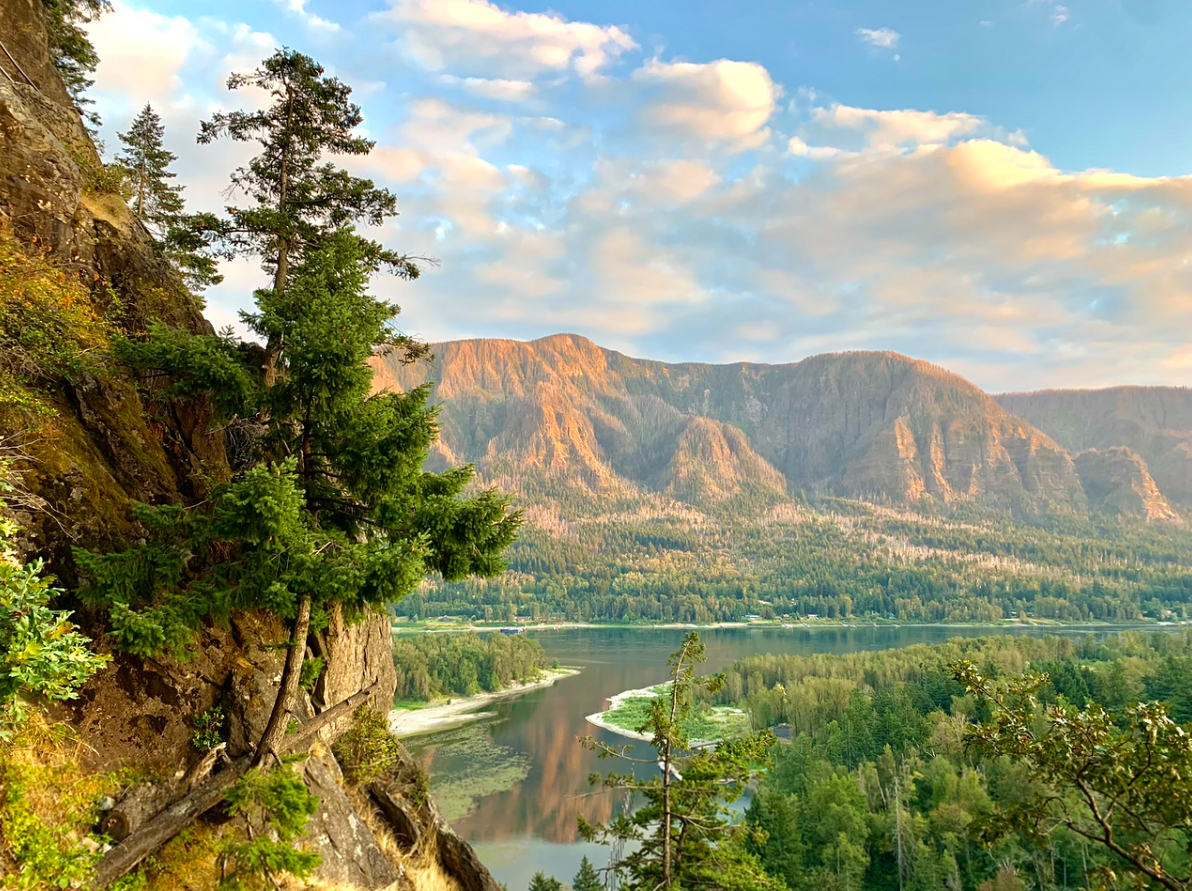 Klute Carrie finalist west side of Gorge viewed from Beacon Rock